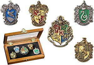 The Noble Collection Hogwarts House Crest Pins 